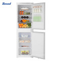 Double Doors Built-in Type Household Use Bottom Freezer Refrigerator